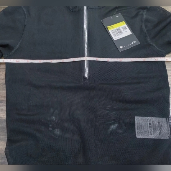 NWT Nike Sportswear Icon Clash Mesh Net Sheer See-through Bodysuit Black Small - Picture 10 of 16